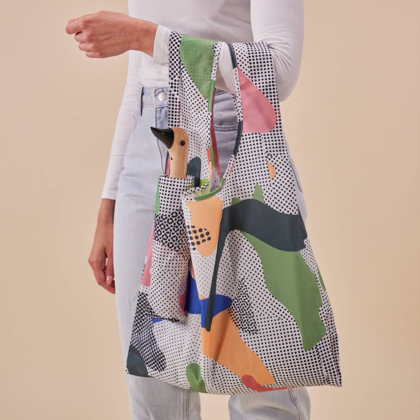 Dots Reusable Shopping Tote Bag