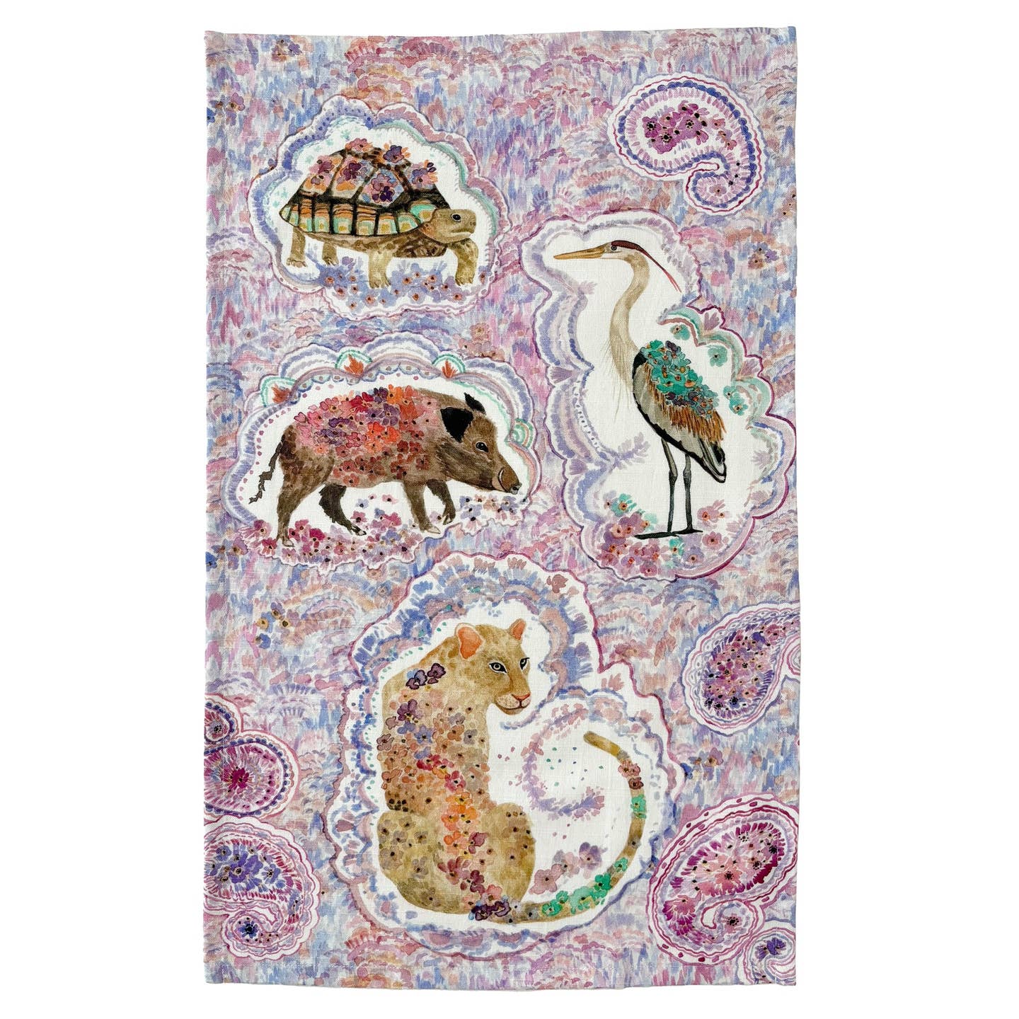 Tea Towel - Menagerie Deux