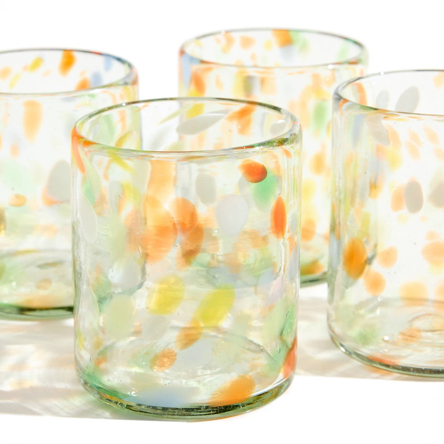 Set of Two - Confetti Drinking Glasses
