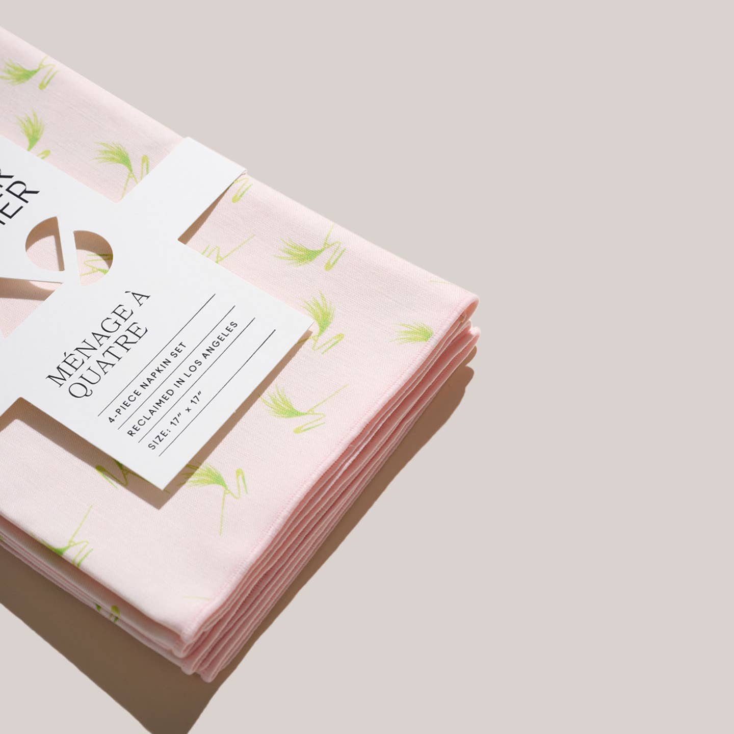 Flamingo Pin Napkin Set