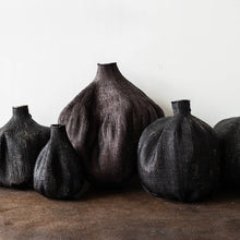 Load image into Gallery viewer, Limited Edition: Painted Black Garlic Gourd Basket
