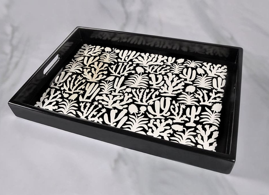 Rectangular Serving Tray - Cactus