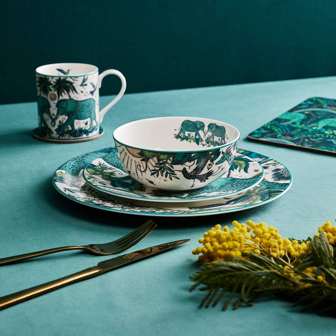 Fine Bone China Zambezi Dinner Plate