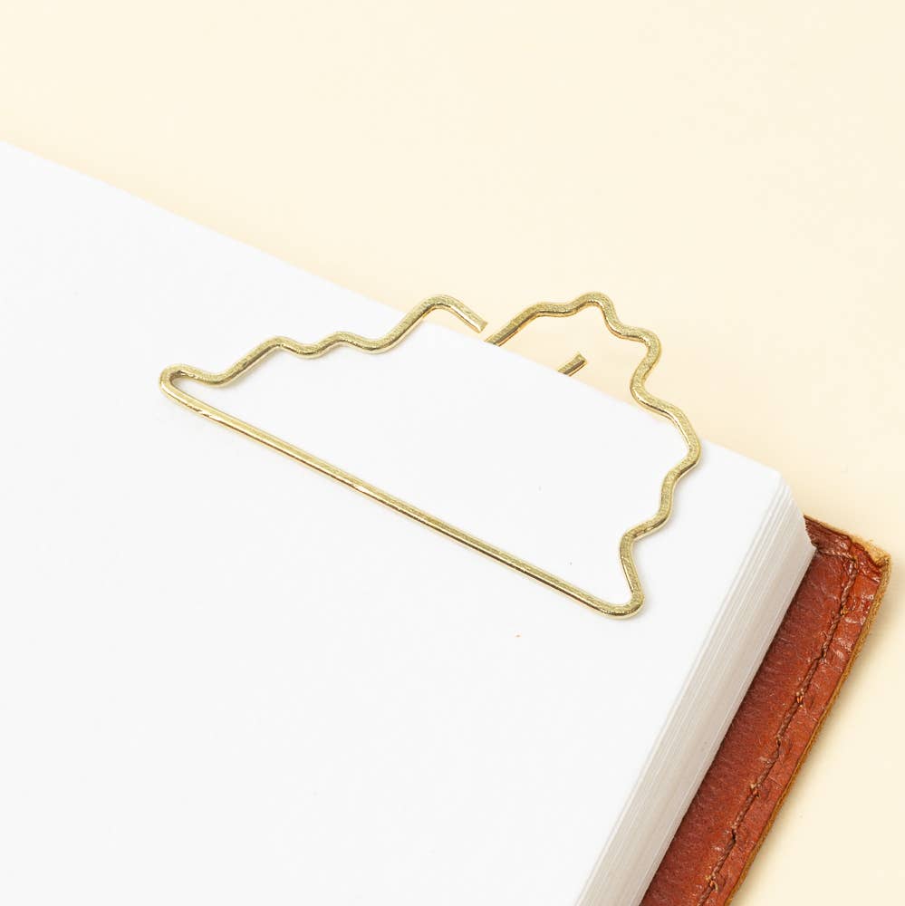 Kitaab Wire Bookmark - Gold