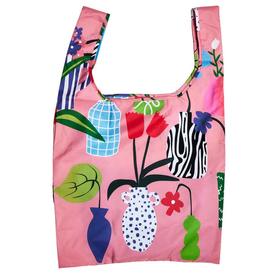 Vases Recycled Fabric Reusable Tote Bag