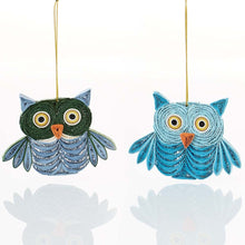 Load image into Gallery viewer, Quilled Owl Ornament
