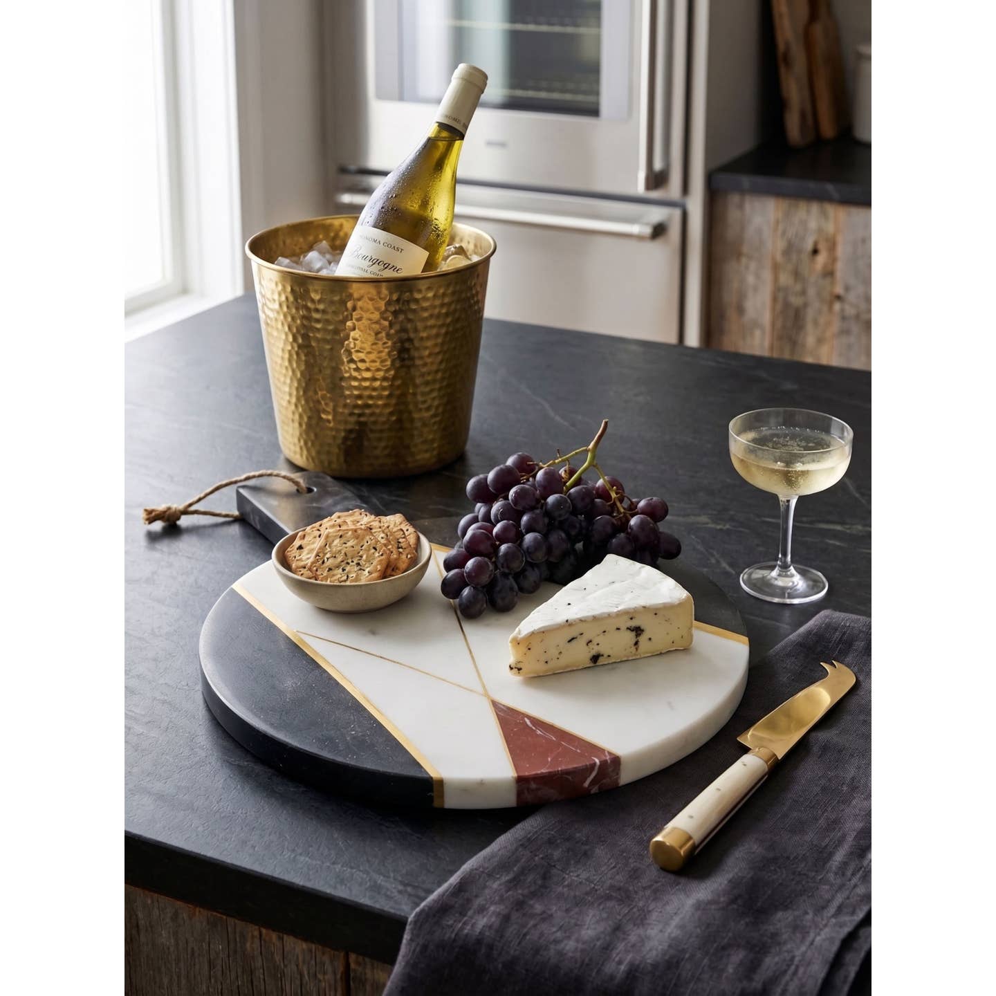 Sardinia Inlay Marble Cheese Board