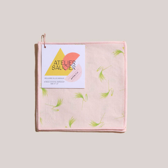 Flamingo Pin Cocktail Napkin Set