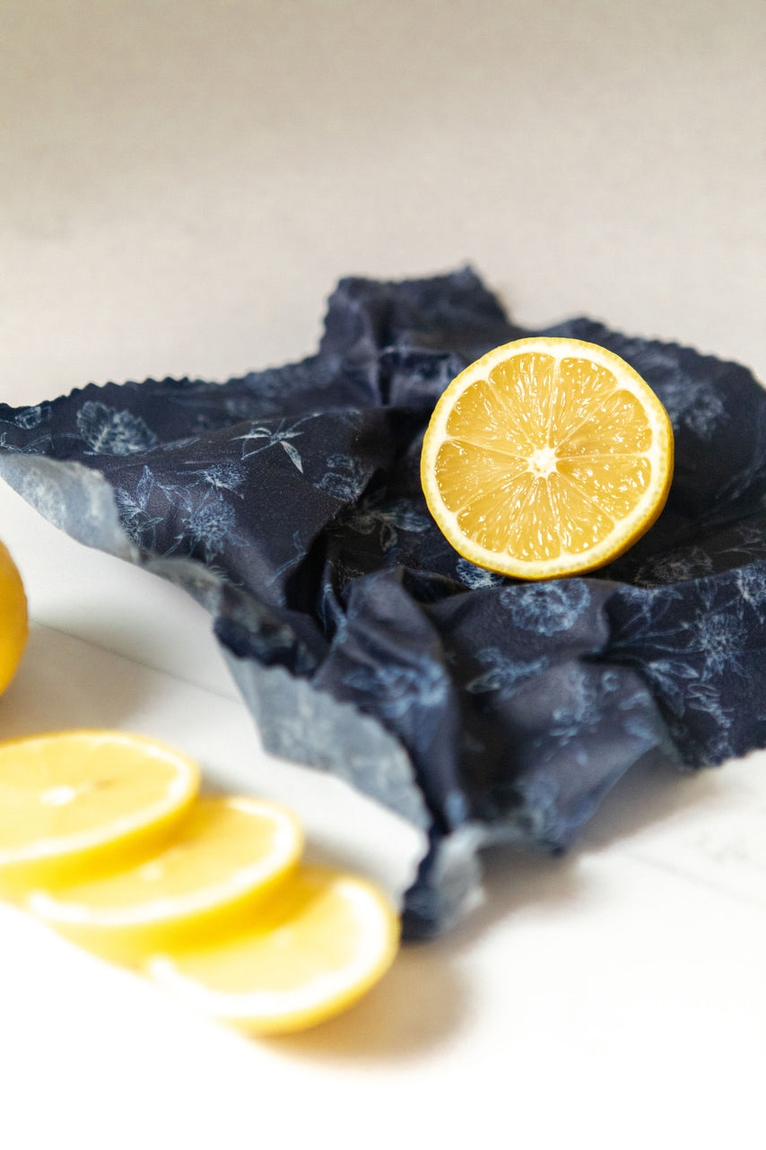 Beeswax Food Wraps: Vintage Botany Set of 3