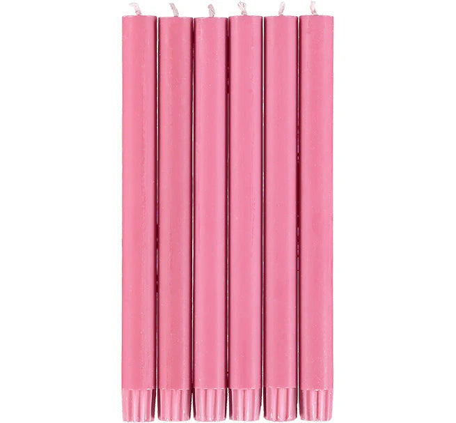Individual Solid Taper Eco Dinner Candles 25cm / 10'' H