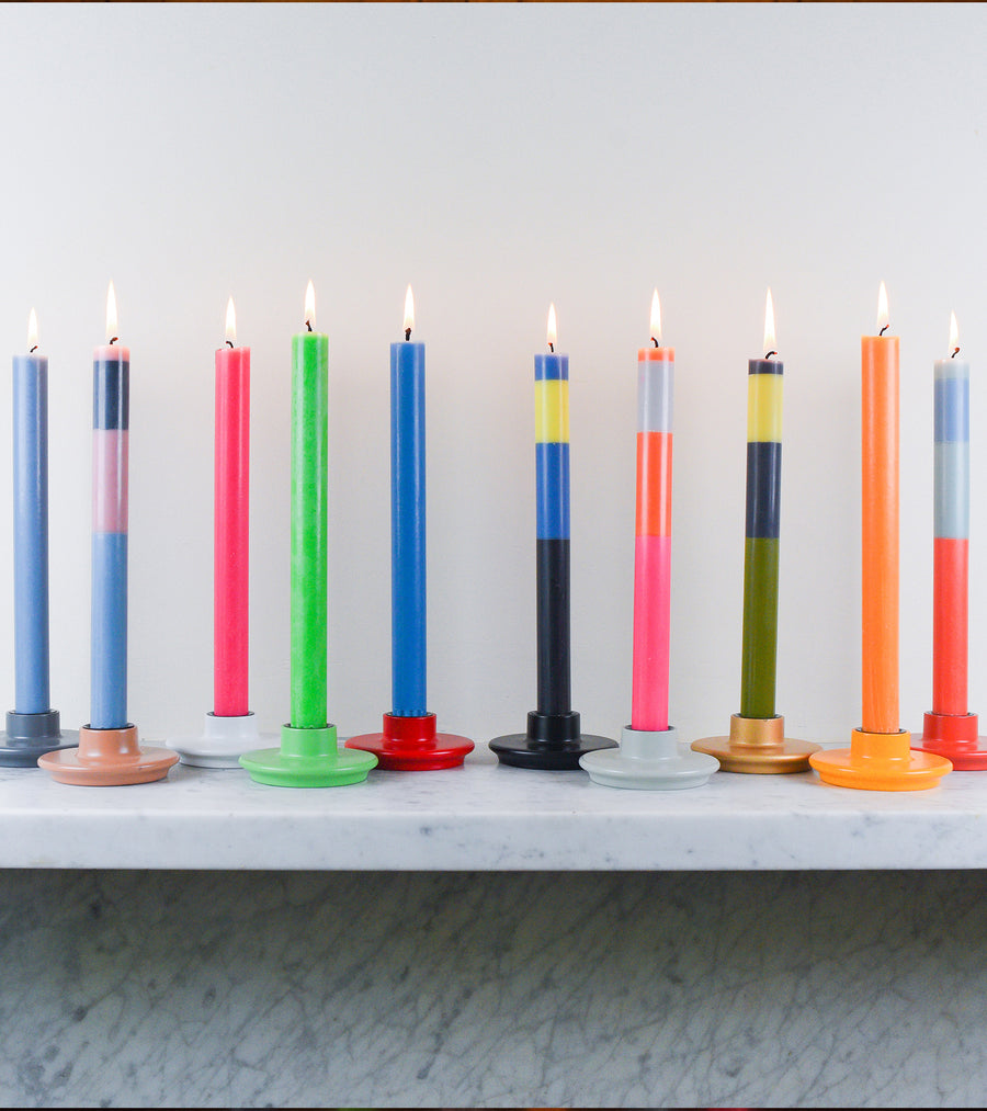 Individual Solid Taper Eco Dinner Candles 25cm / 10'' H