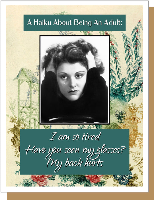 Haiku - Birthday Greeting Card