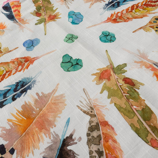 Napkin Set of 4- Feathers