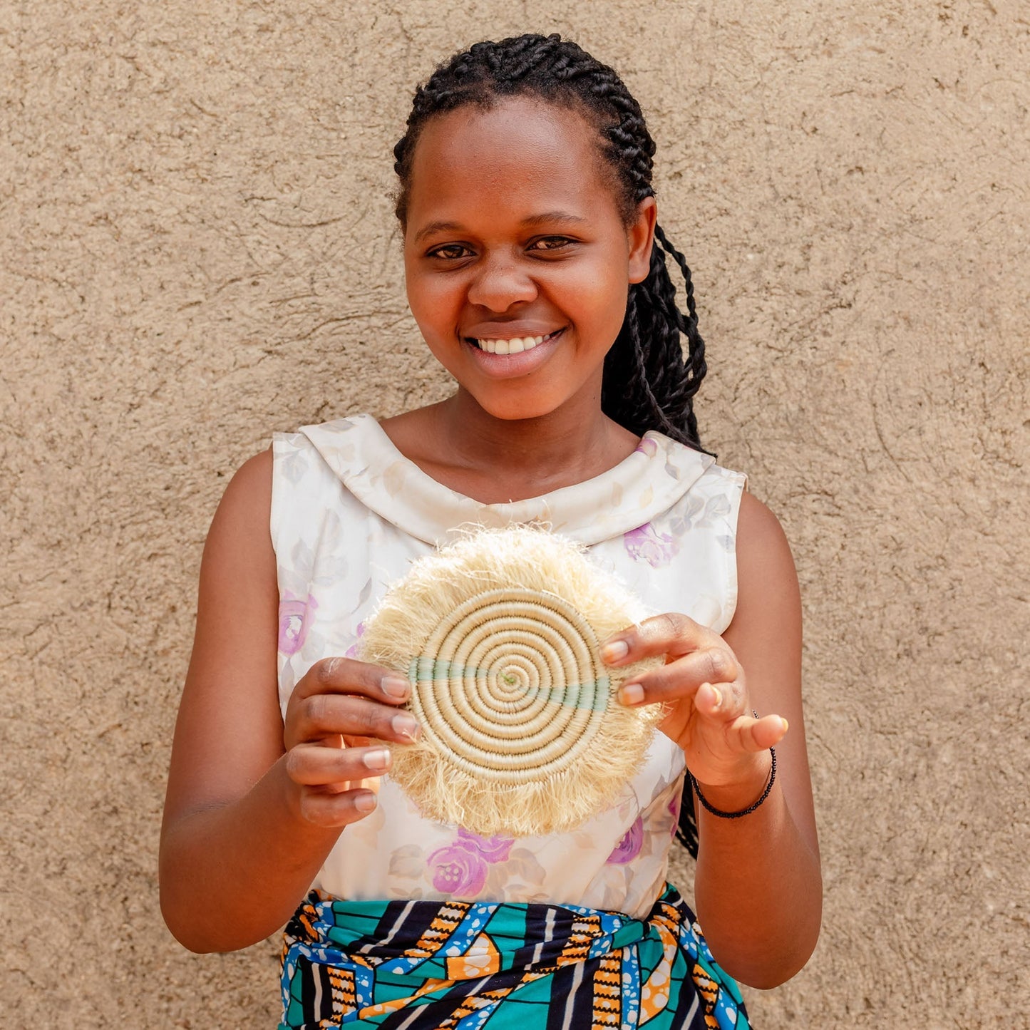 Restorative Fringed Coasters - Multicolor, Set of 4