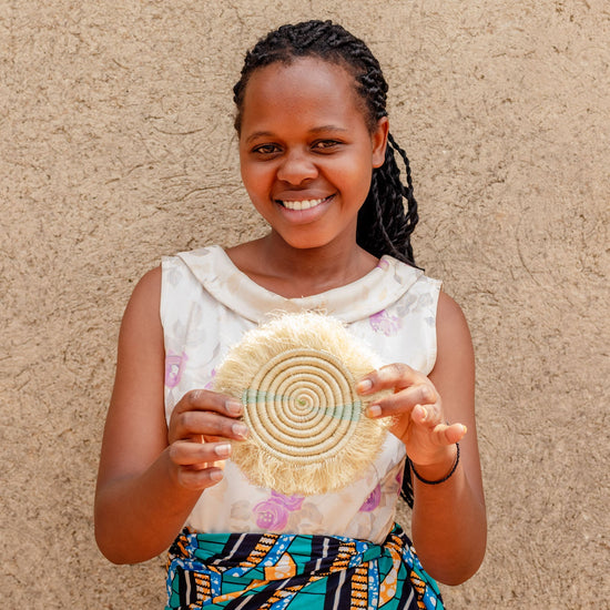 Restorative Fringed Coasters - Multicolor, Set of 4