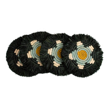 Load image into Gallery viewer, Seratonia Fringed Coasters - Oasis, Set of 4

