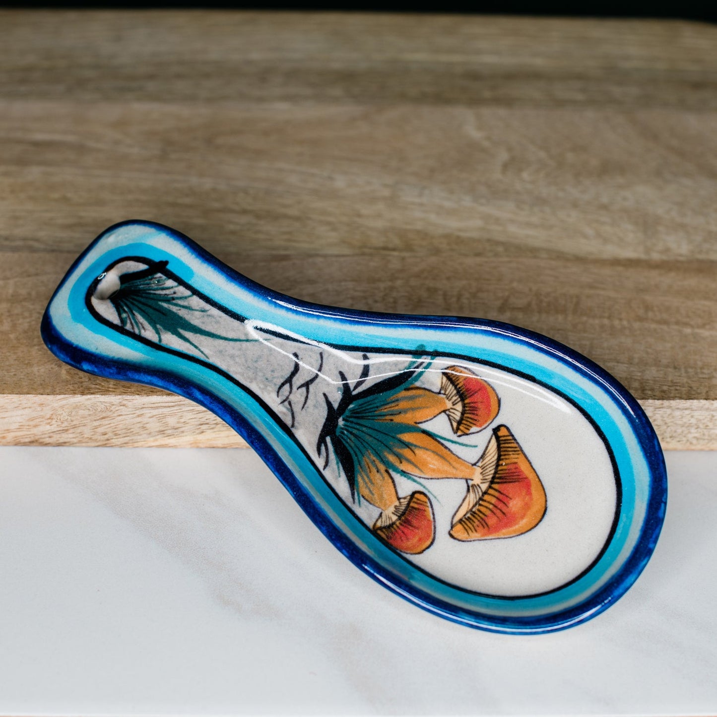 Ceramic Mushroom Spoon Rest