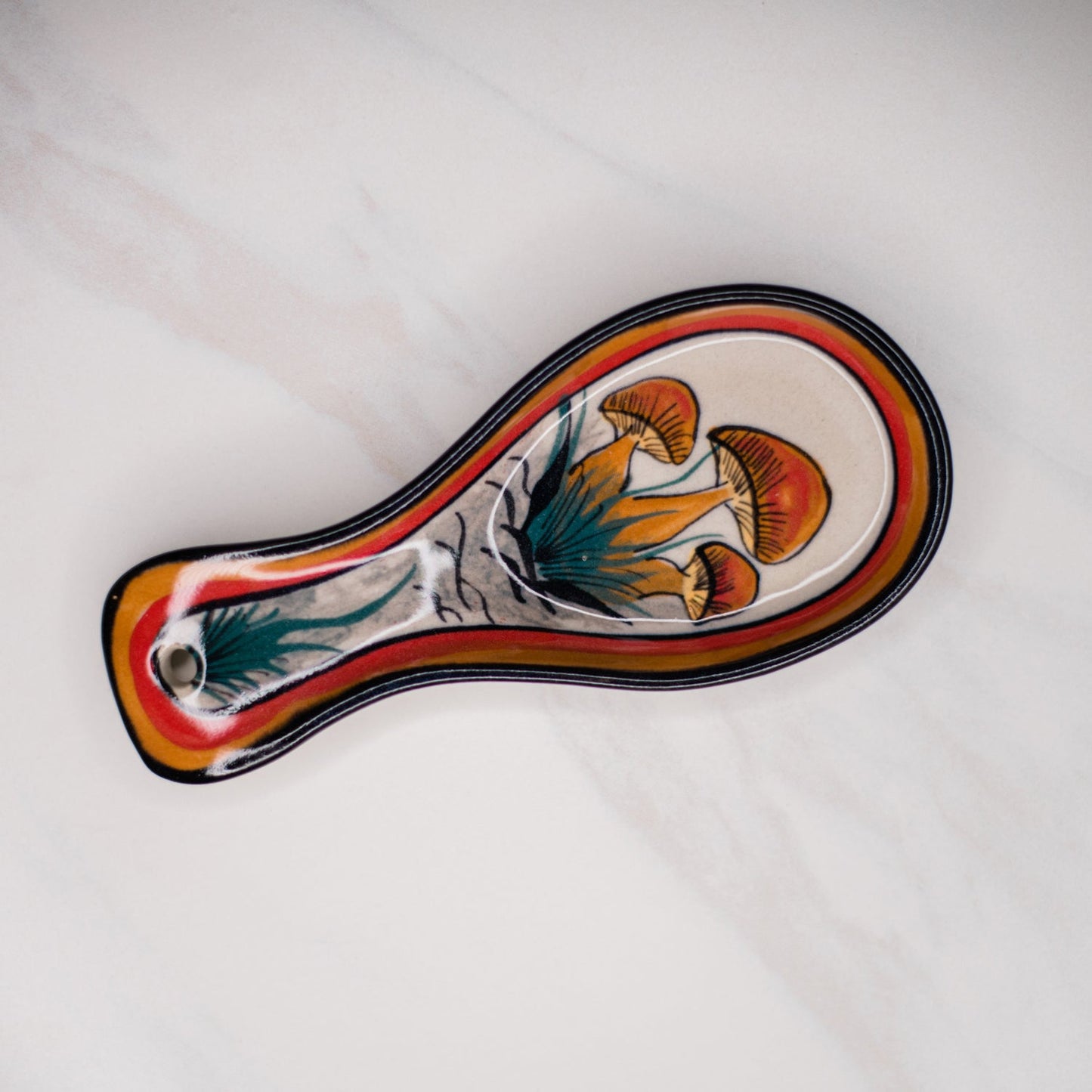 Ceramic Mushroom Spoon Rest