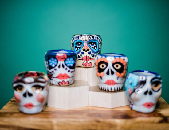 Catrina Sugar Skull Skeleton Mug