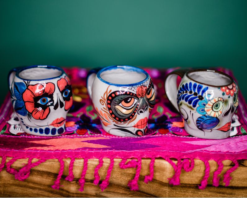 Catrina Sugar Skull Skeleton Mug
