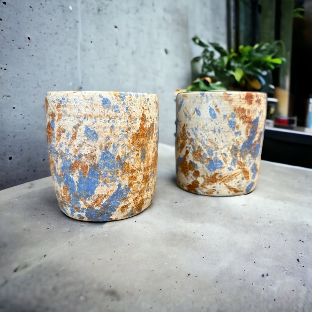 Speckled Clay Cups