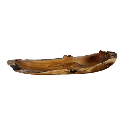 Hand Carved Long Teakwood Bowl
