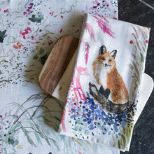 Load image into Gallery viewer, Tea Towel- Fox Vignette
