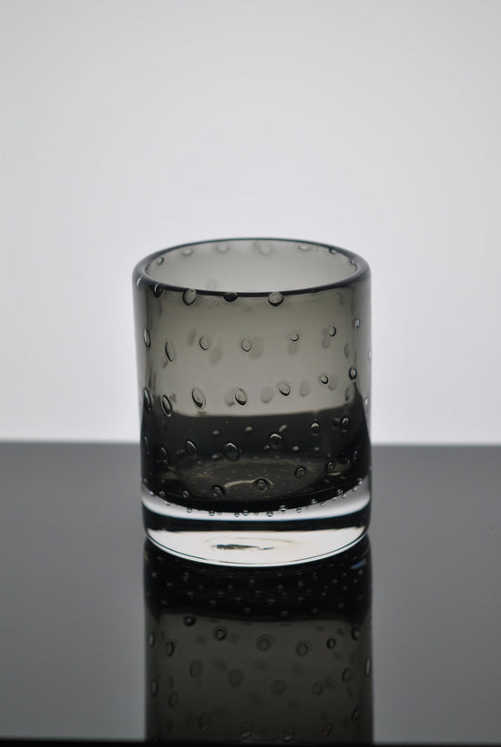 Gray Bubble Bourbon Glass