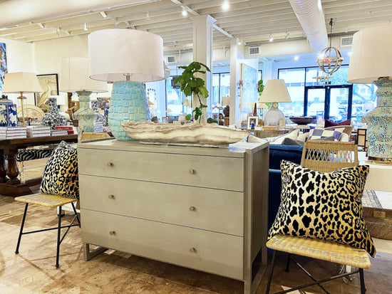 Faux Shagreen Dresser 48" inch