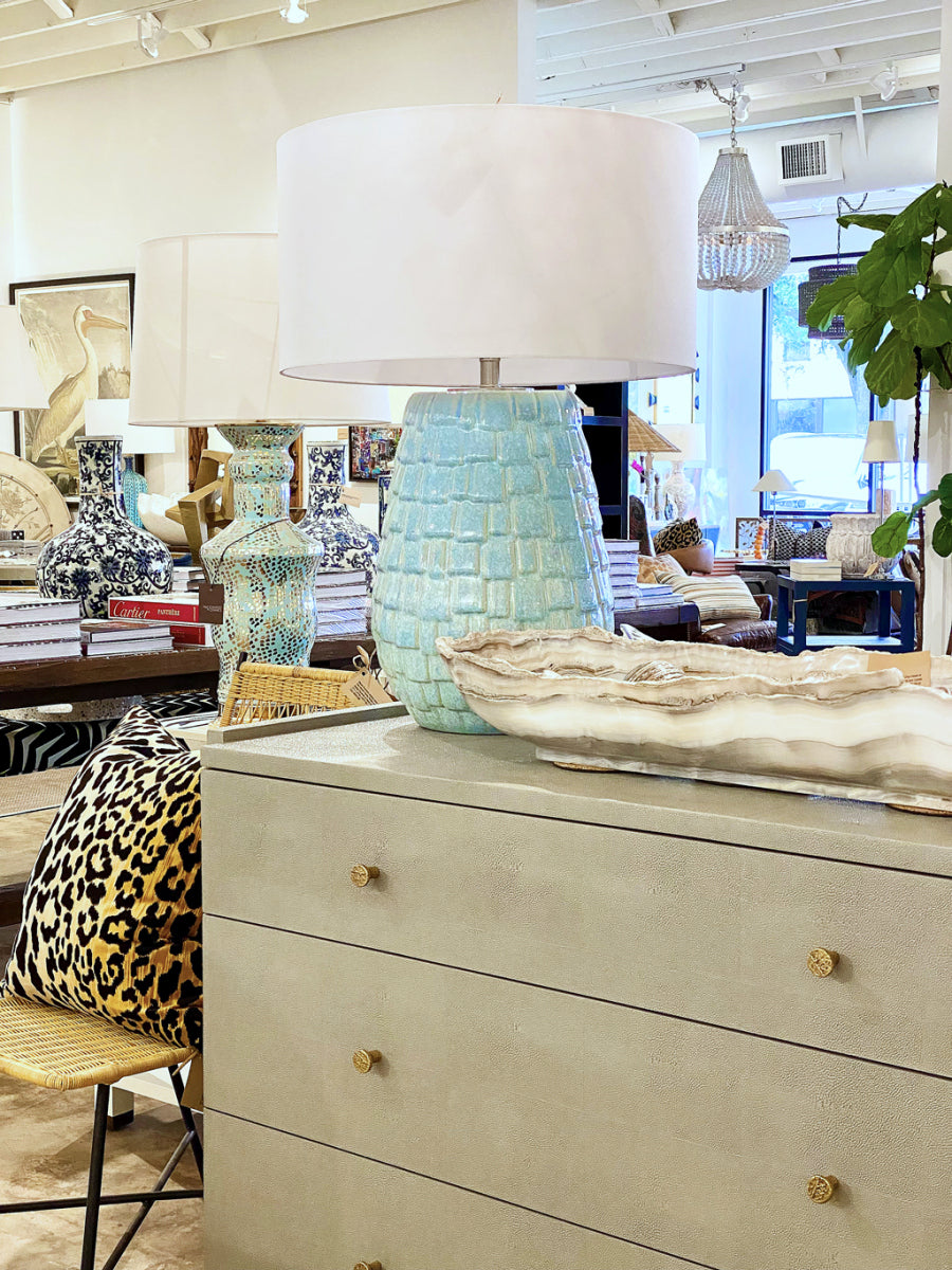 Faux Shagreen Dresser 48" inch