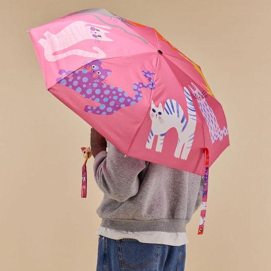 Arty Cats Compact Duck Umbrella