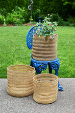 Load image into Gallery viewer, Lace Weave Basket Bins from Ghana
