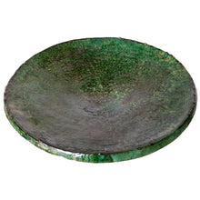 Load image into Gallery viewer, Green Moroccan Ceramic Platter
