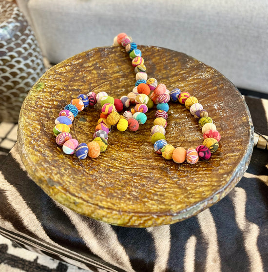 Ochre Moroccan Ceramic Couscous Platter