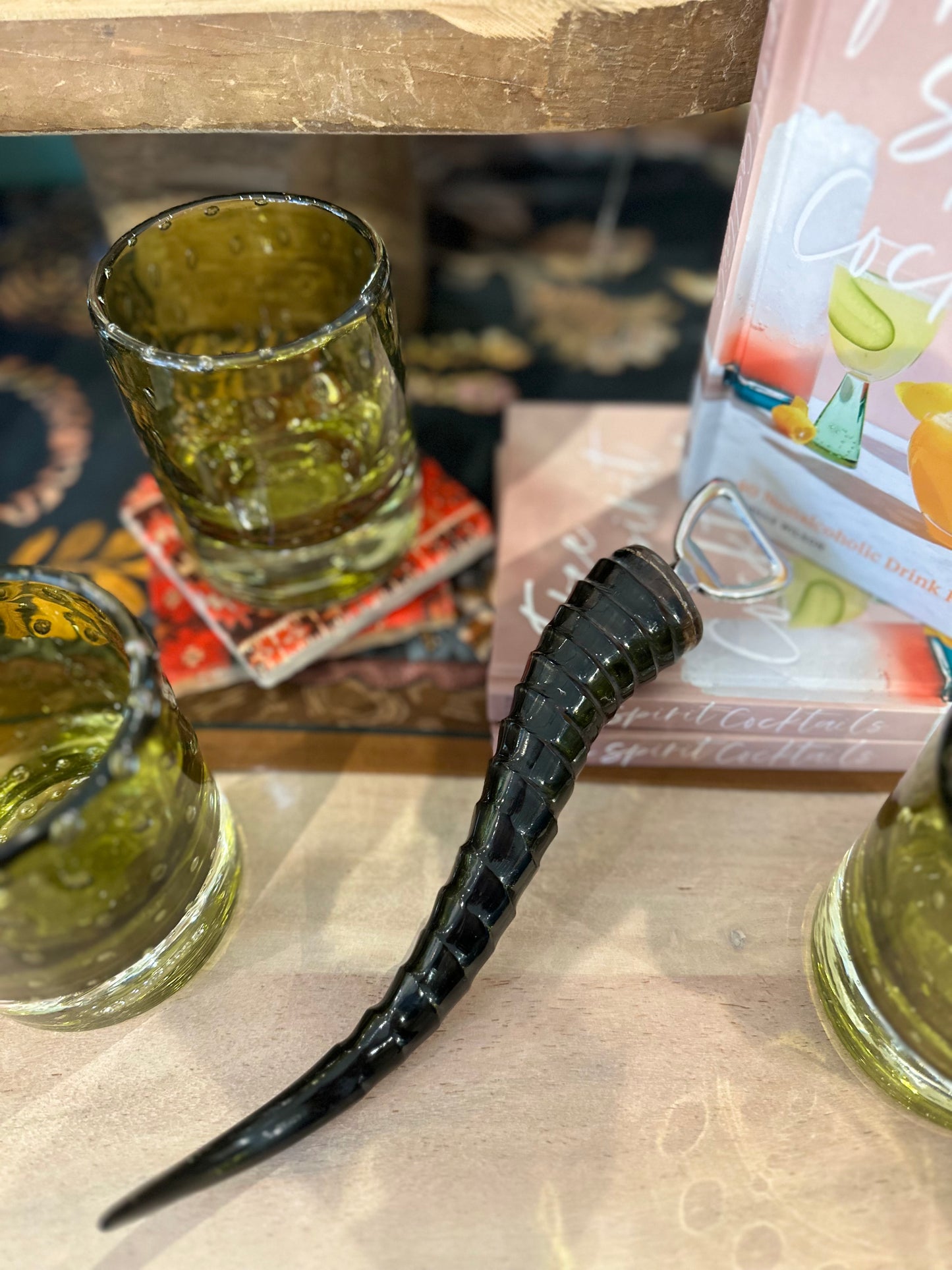 Springbok Horn Bottle Opener