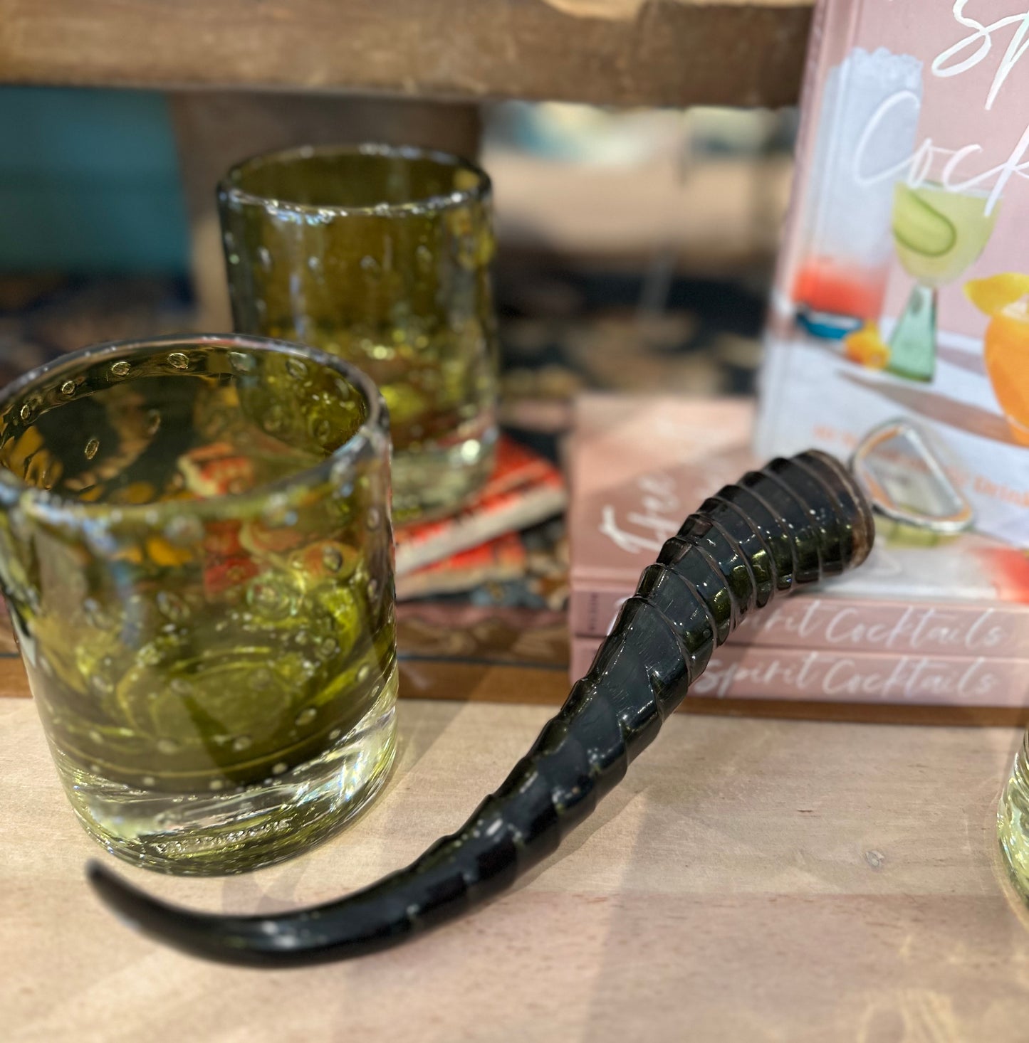 Springbok Horn Bottle Opener