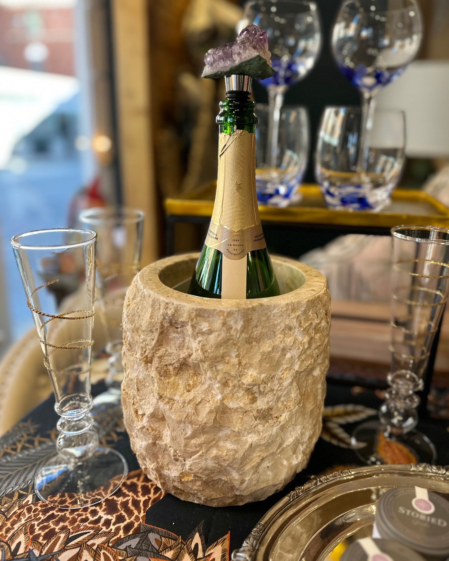 Hand Hewn Wine Chiller