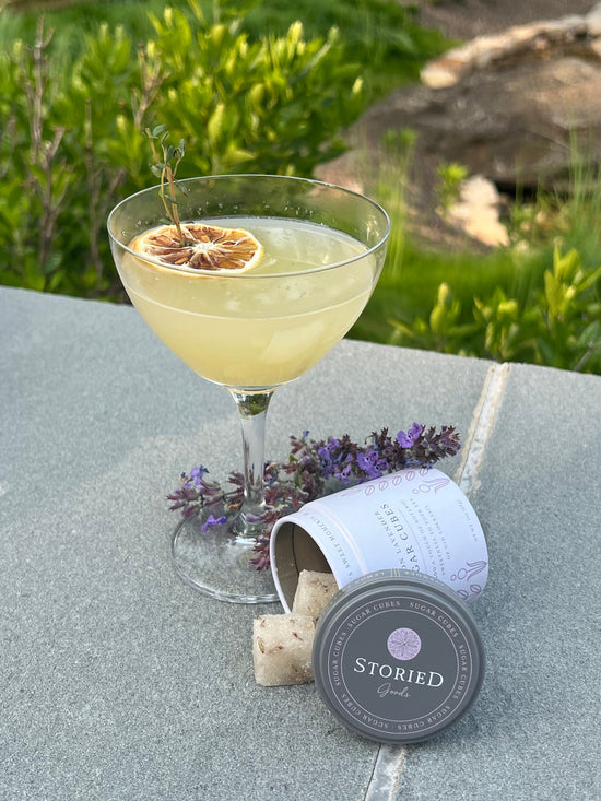 Lemon Lavender Sugar Cube