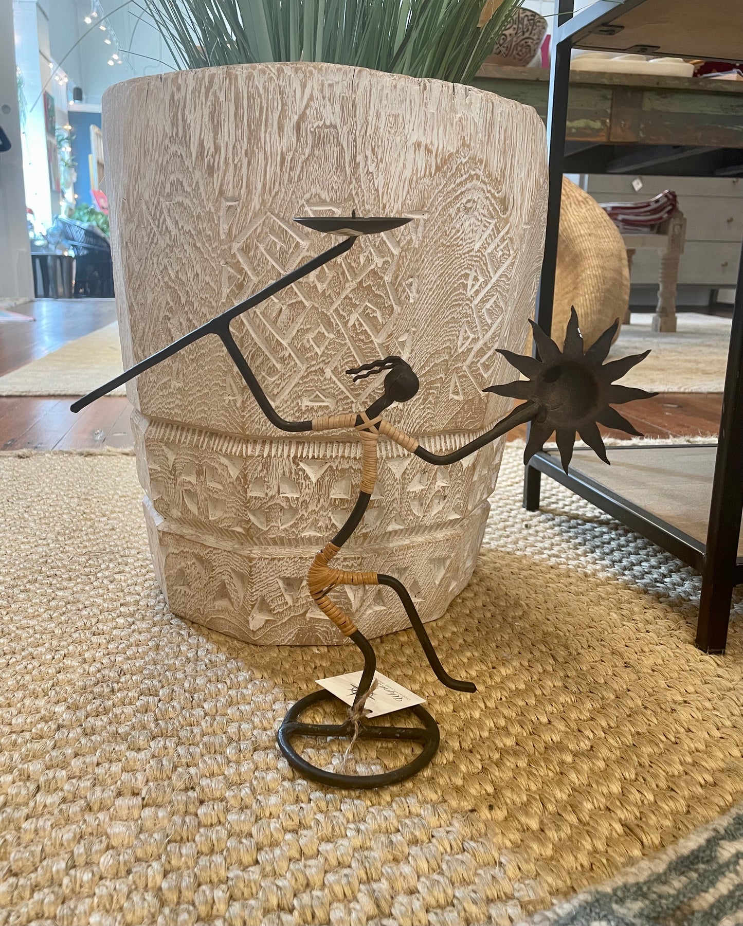 Vintage Candle Holders Sculptures