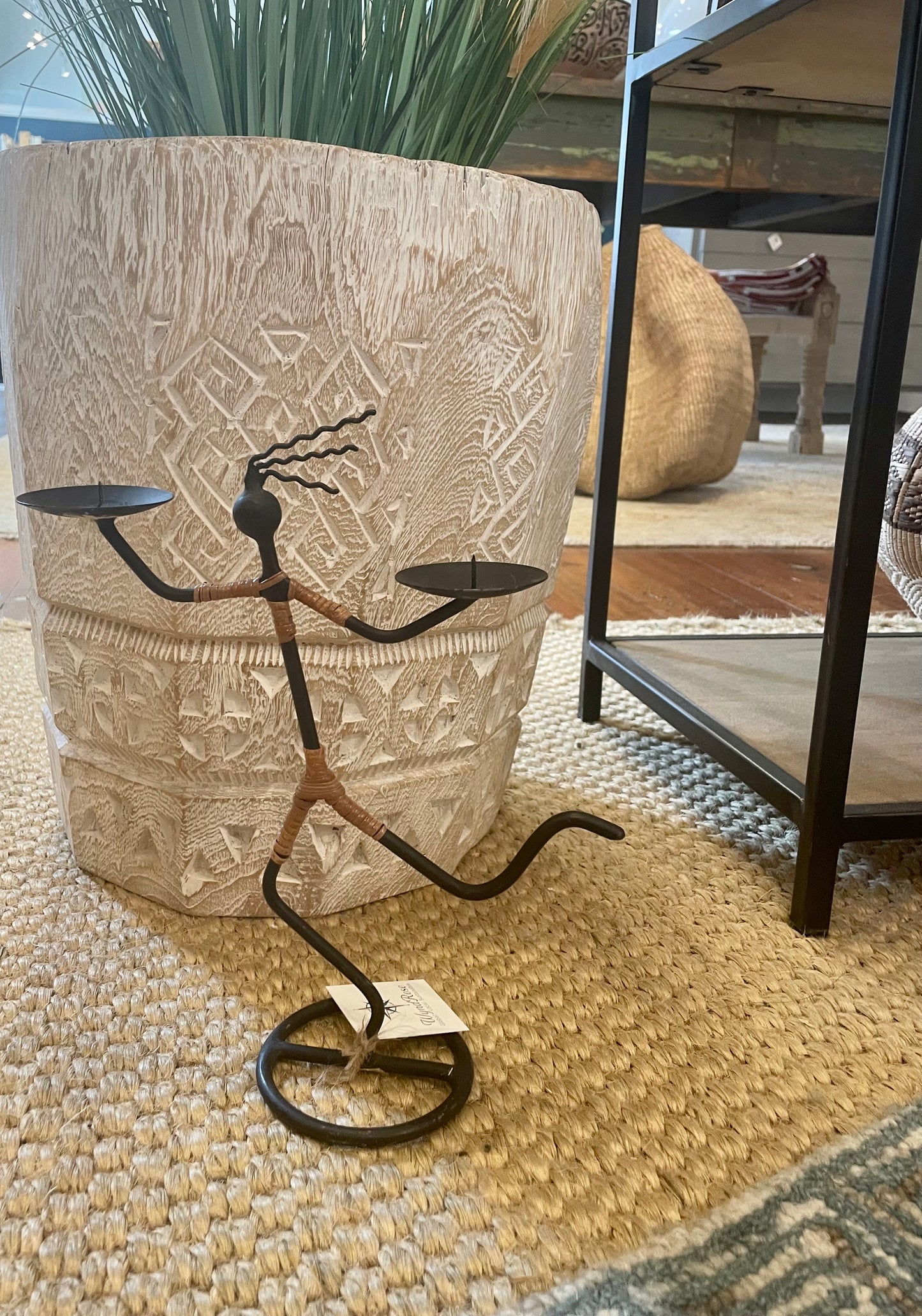 Vintage Candle Holders Sculptures