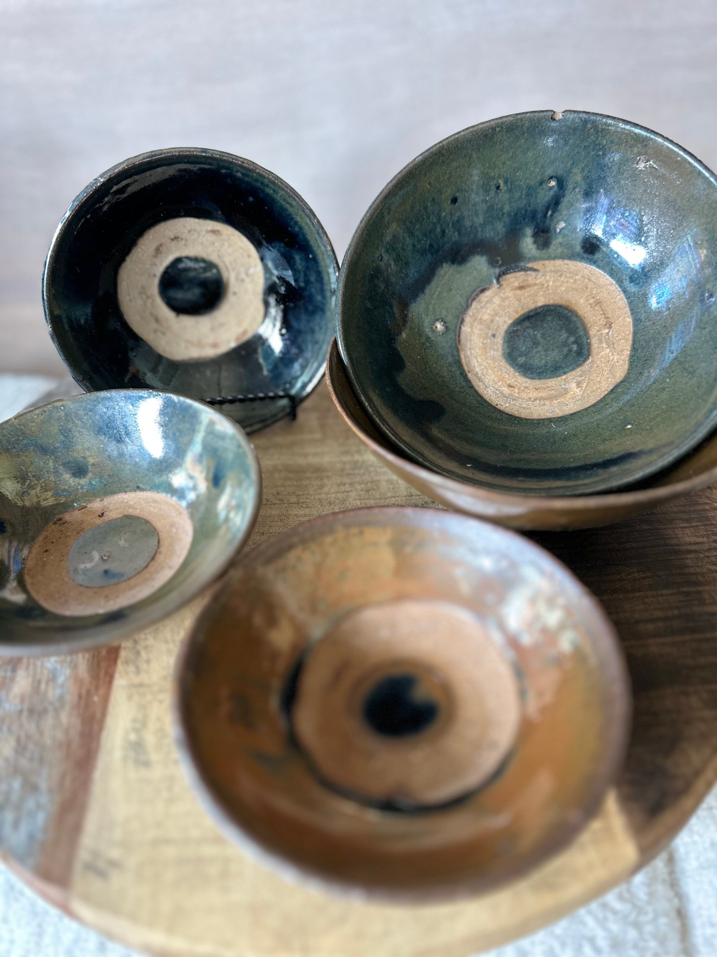 Vintage Bullseye Rice Bowl