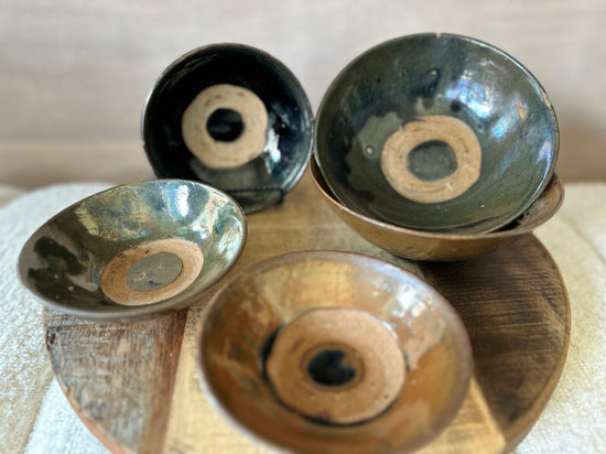 Vintage Bullseye Rice Bowl