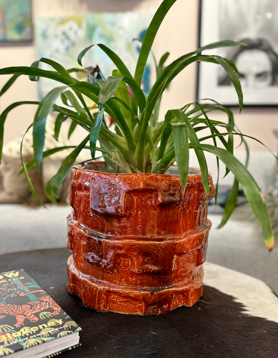 Flower Pot Orange Look At Me