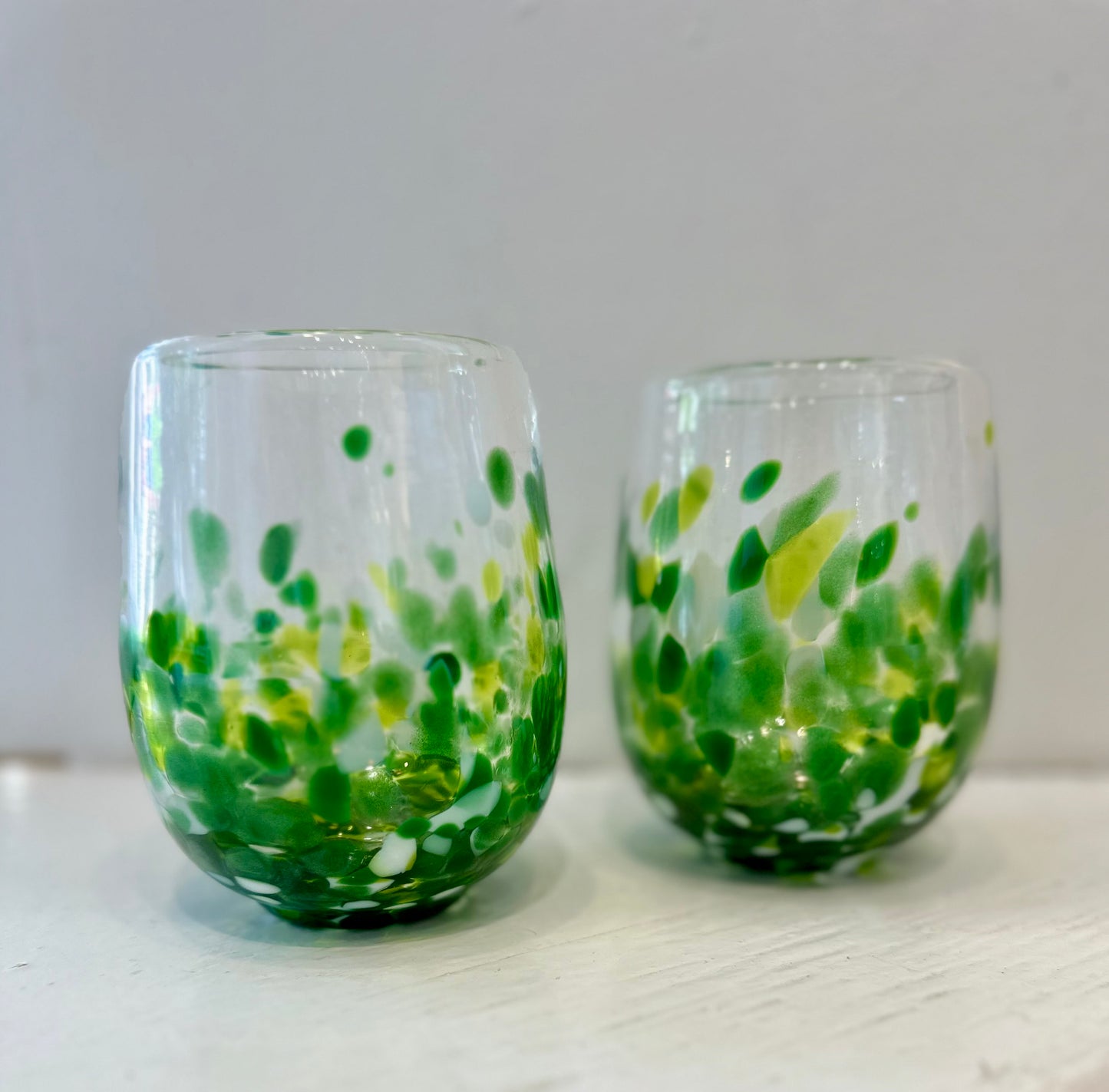 Emerald Stemless Wine Glass