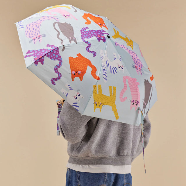 Arty Cats Compact Duck Umbrella