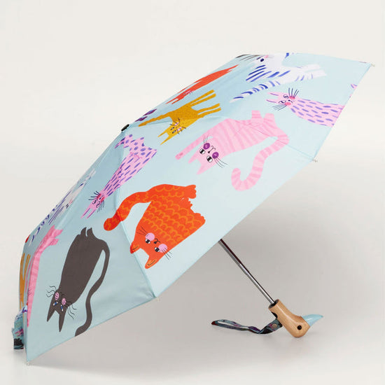 Arty Cats Compact Duck Umbrella