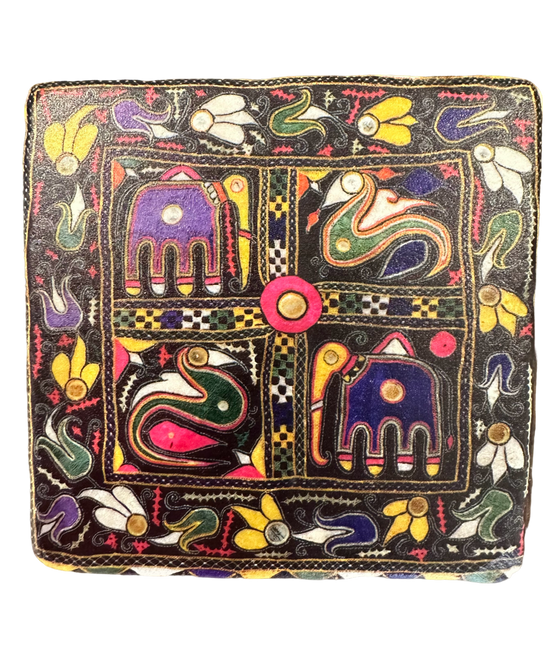 Indian Mirrorcloth - Tumbled Marble Coaster