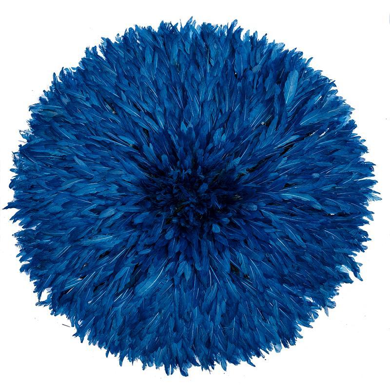 Juju Feather Hat - 30" Blue
