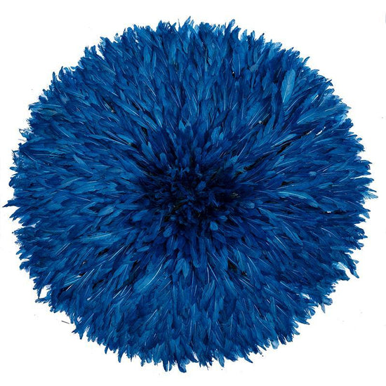 Juju Feather Hat - 30" Blue