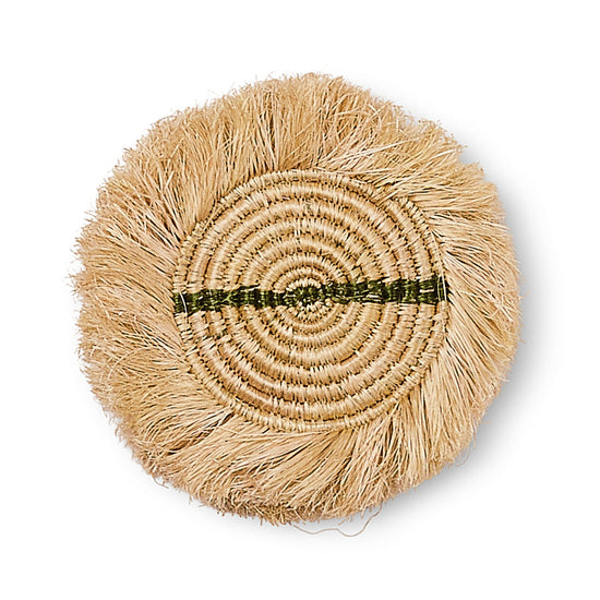 Restorative Fringed Coasters - Multicolor, Set of 4
